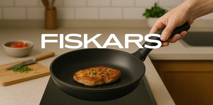 Преміальні сковороди Fiskars: скандинавська класика на кухні