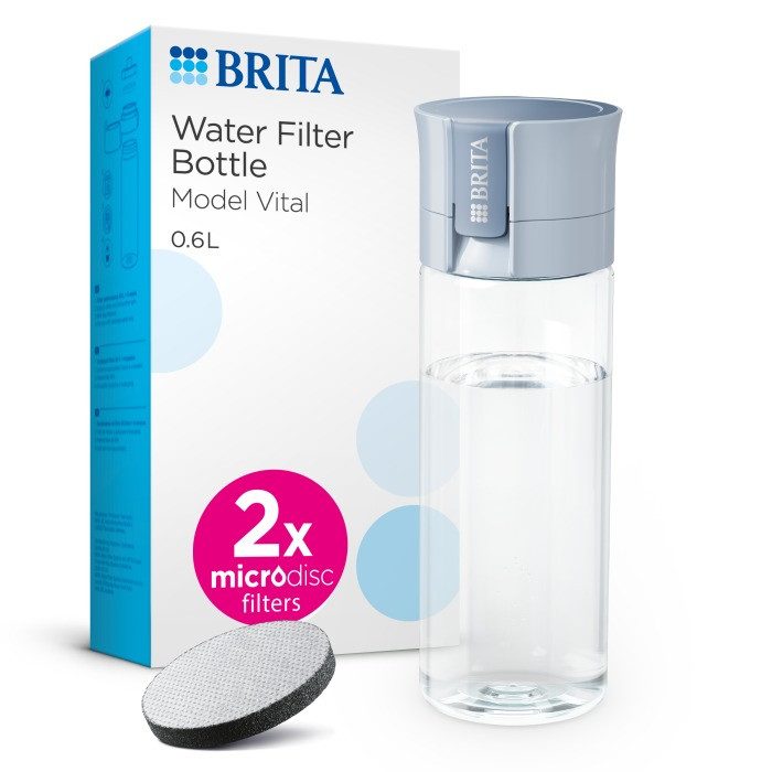 Фильтр-бутылка Brita Vital 600 мл голубая (1052262)