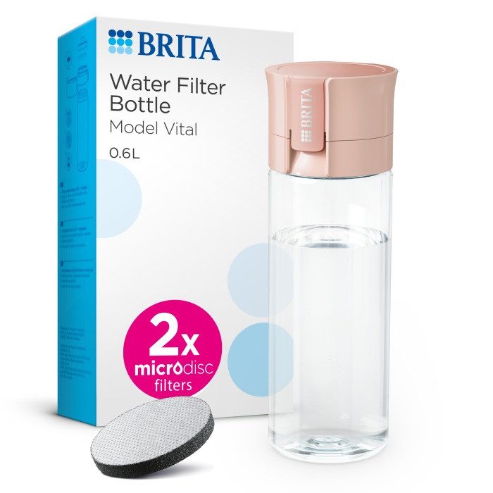 Фильтр-бутылка Brita Vital 600 мл абрикосовая (1052264)