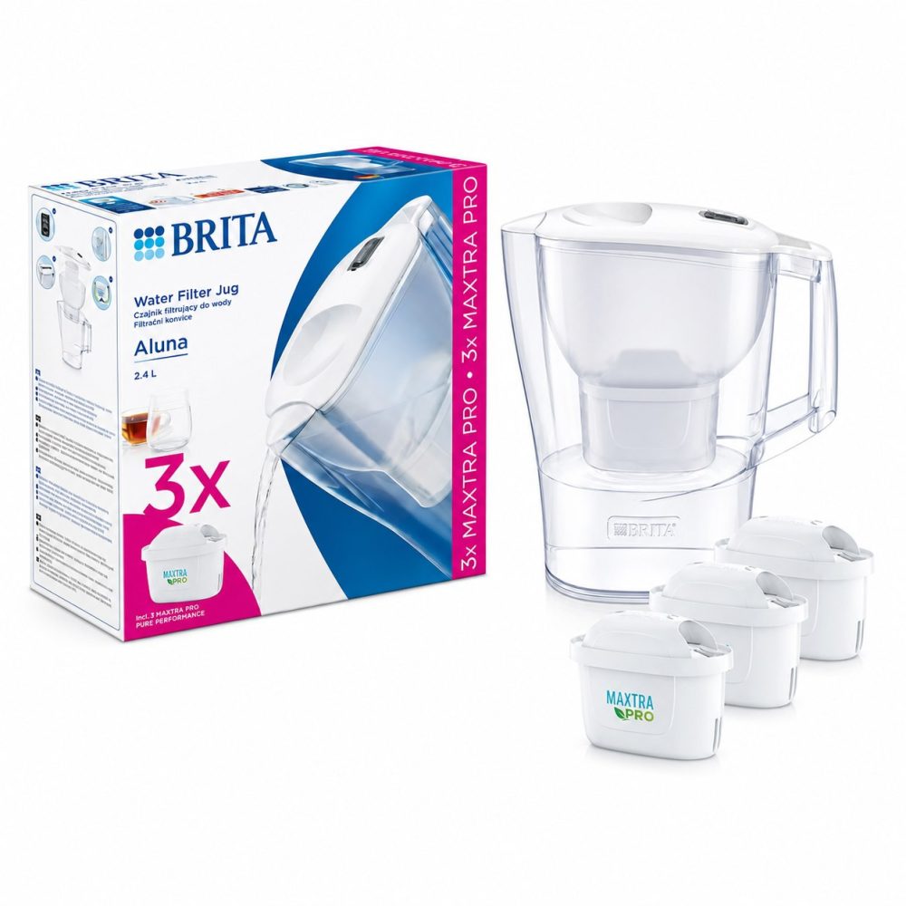 Фильтр-кувшин Brita Aluna MXpro белый + 3 картриджа (1061011)