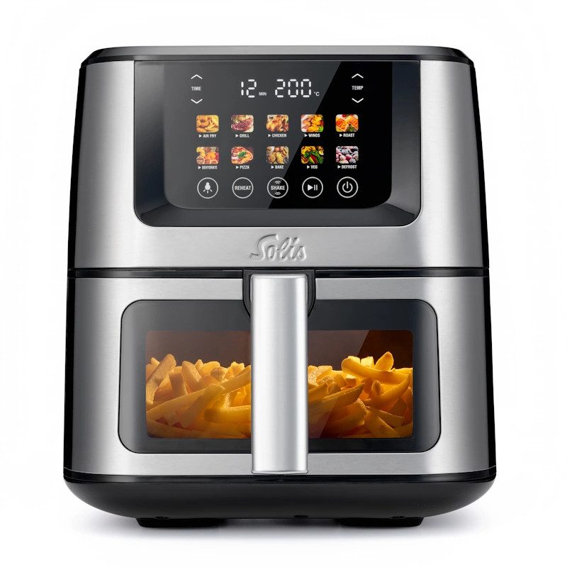 Мультипіч (аерогриль)  Solis Air Fry & Dry XL 7,5 л срібляста (97977)