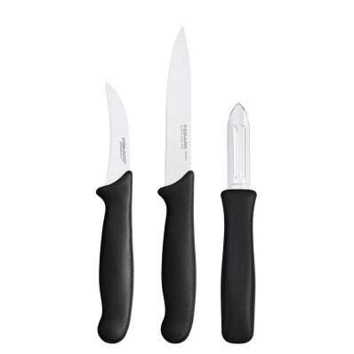 Набір ножів для чищення Fiskars Essential, 3 од.  (1065600)