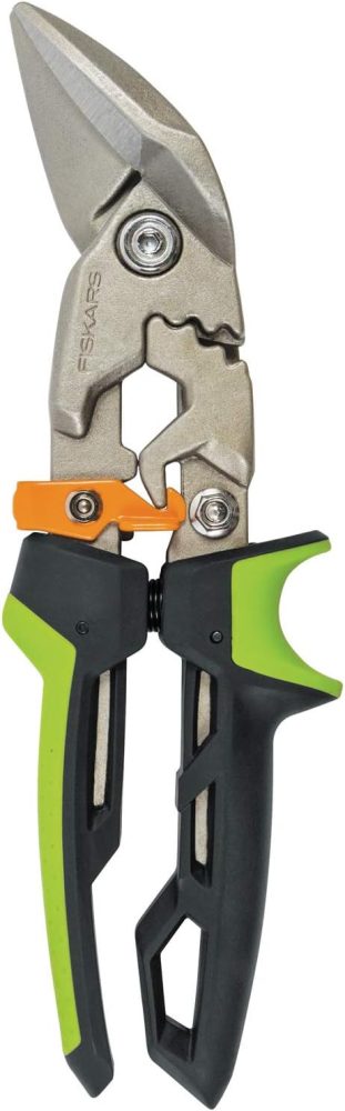 Ножницы по металлу усиленные правые Fiskars PowerGear (1027210)