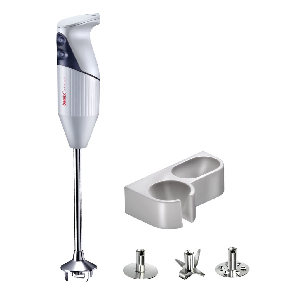 Блендер Bamix профессиональный Gastro Pro-3 G350 білий (3 насадки) 1033.021