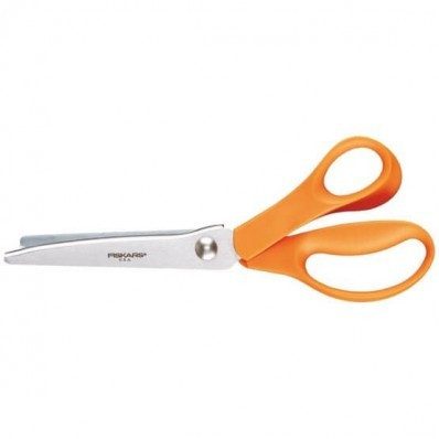 Портновские ножницы Fiskars Classic зиг-заг, 23 см, оранжевые (1005130)