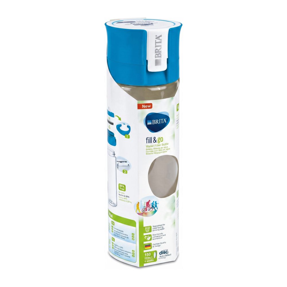 Фильтр-бутылка Brita Vital 600 мл голубая (1020103)