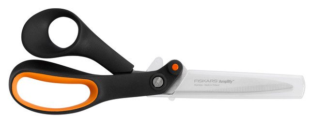 Ножницы для тяжелых работ с зазубренным лезвием  Fiskars Amplify 21 см (1020224)