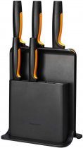 Набір ножів Fiskars Functional Form з чорною підставкою 5 шт (1057554)
