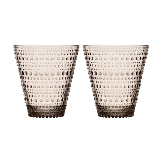 Набор стаканов Iittala Kastehelmi linen 300 мл, 2 шт Iittala (1051121)