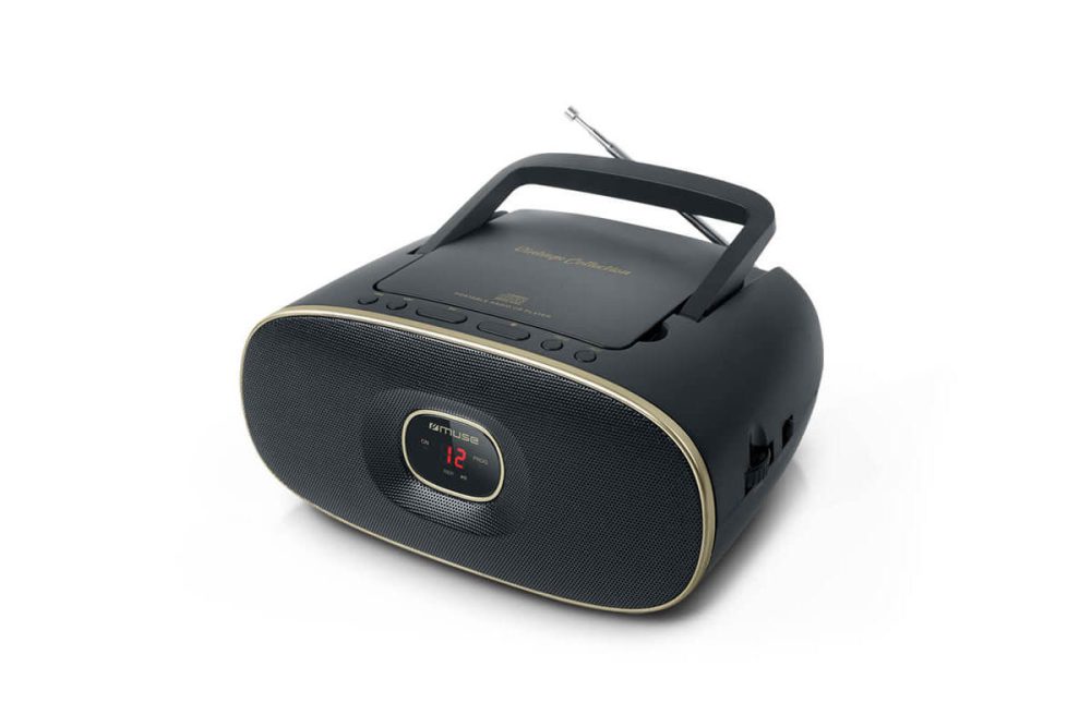 Радіоприймач CD Muse MD-202 VT чорний