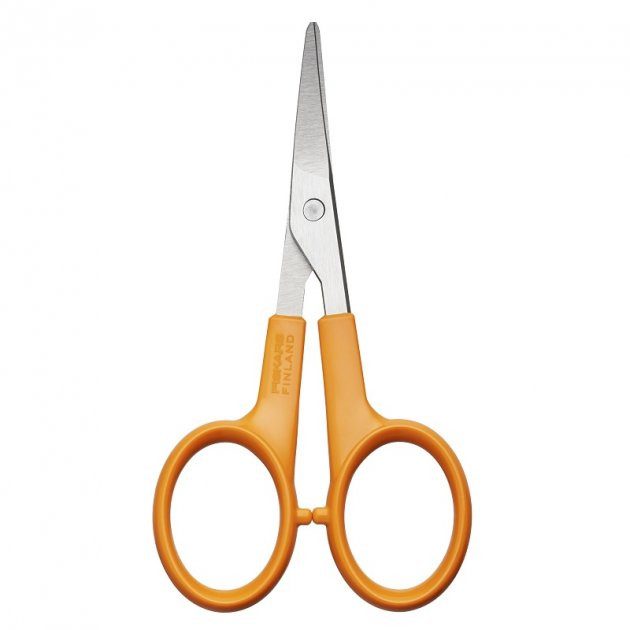 Портновские ножницы Fiskars Classic для вышивания, 10 см, закругленные, оранжевые (1005144)
