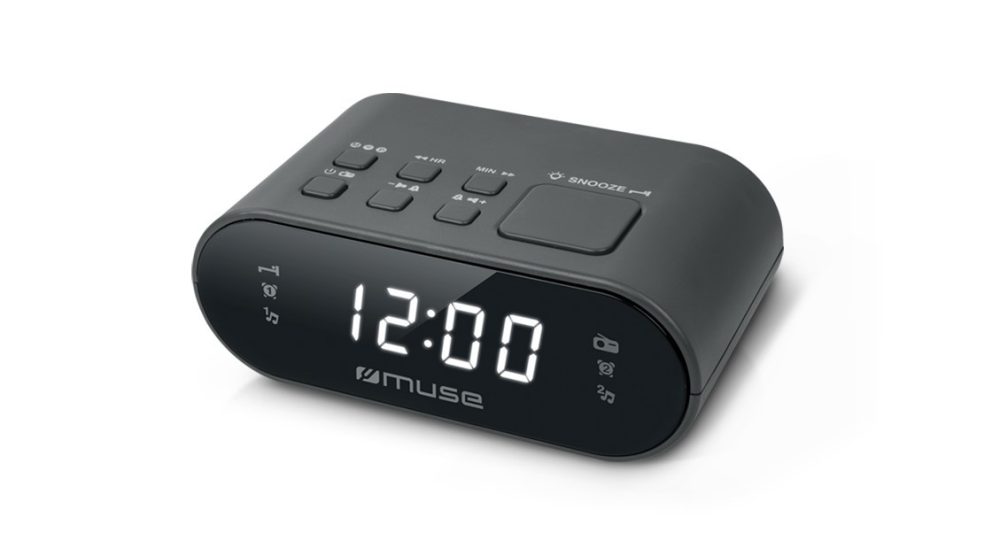 Радиочасы Muse M-10 CR черные