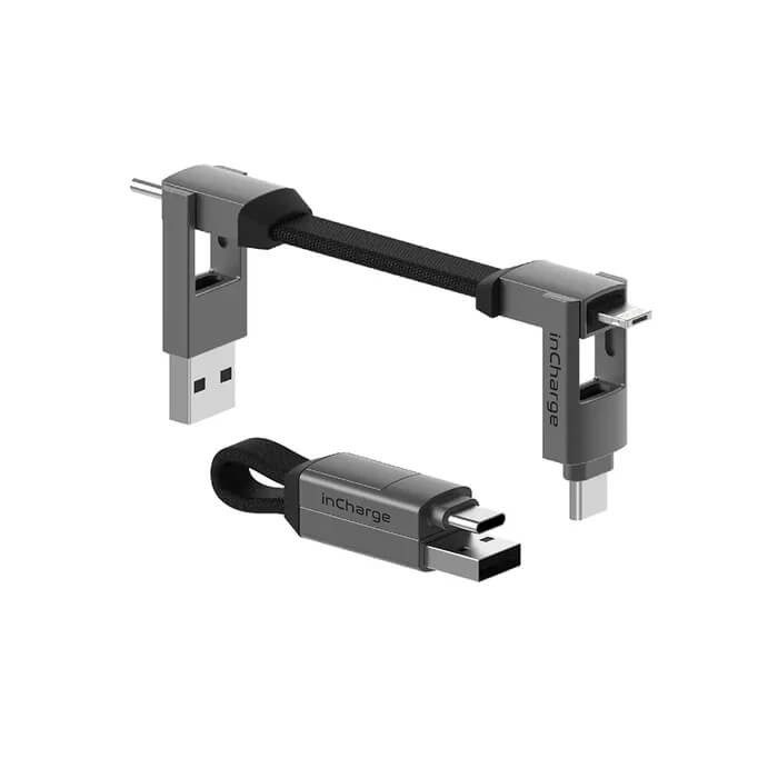 Кабель Rolling Square inCharge 6, серый (SIX01R)
