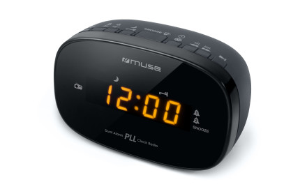Радиочасы Muse M-150 CR, желтий дисплей
