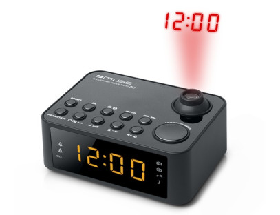 Радиочасы с проекцией Muse M-178 P черный