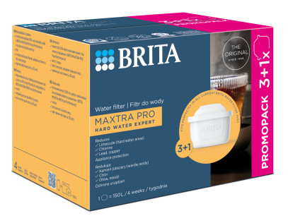 Набор картриджей Brita MXPro Hard Water Expert для жесткой воды, 3+1 шт. (1051773)
