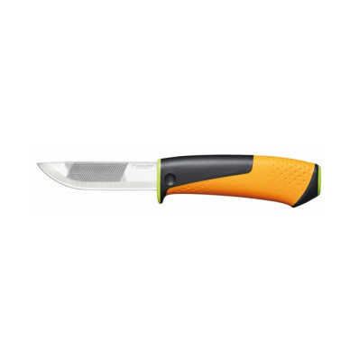 Нож для тяжелых работ с точилом Fiskars Hardware (1023619)