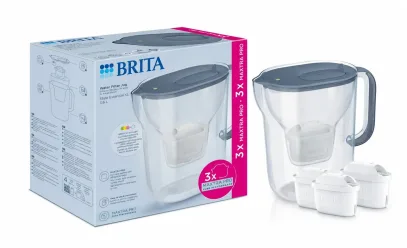 Фильтр-кувшин Brita Style Essential XL Mxpro серо-голубой + 3 картриджа (1061060)