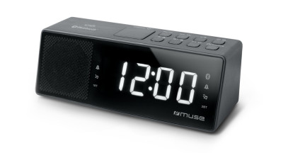 Радиочасы с USB Muse M-172 BT черные