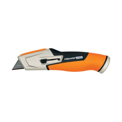 Нож с выдвижным трапециоподобным лезвием Fiskars Pro CarbonMax (1027223)