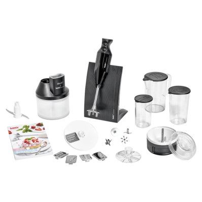 Блендер Bamix Baking черный M200 (4 насадки, C-ручка) 1051.021