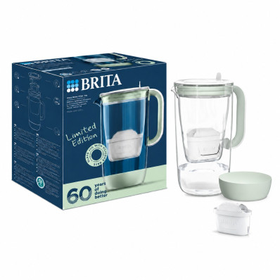 Фільтр-глечик Brita скляний LED MXpro світло-зелений (1059323)
