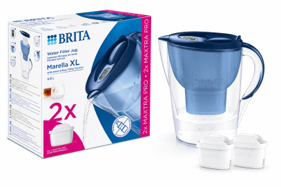 Фільтр-глечик Brita Marella XL MXpro синій + 2 картриджа (1052786)